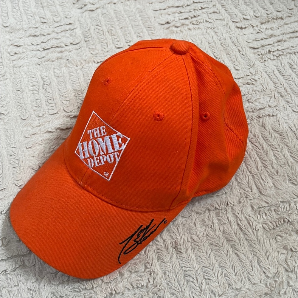 NASCAR Tony Stewart The Home Depot Racing Hat Winners Circle Ball Cap Orange,New